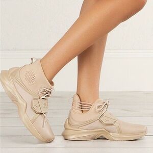Fenty x Puma Hi Trainers Sneakers Athletic Shoes in Cream Beige